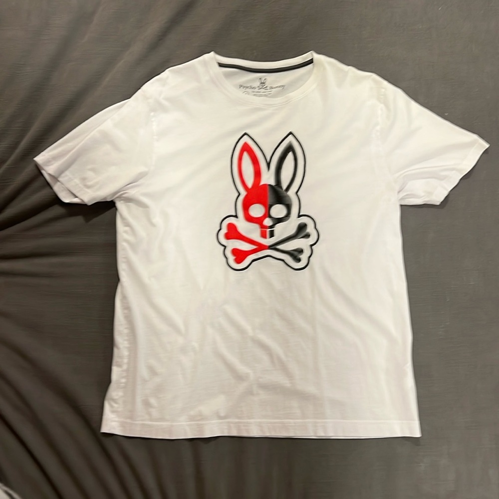 Psycho Bunny White Short Sleeve Size 8 T-shirt